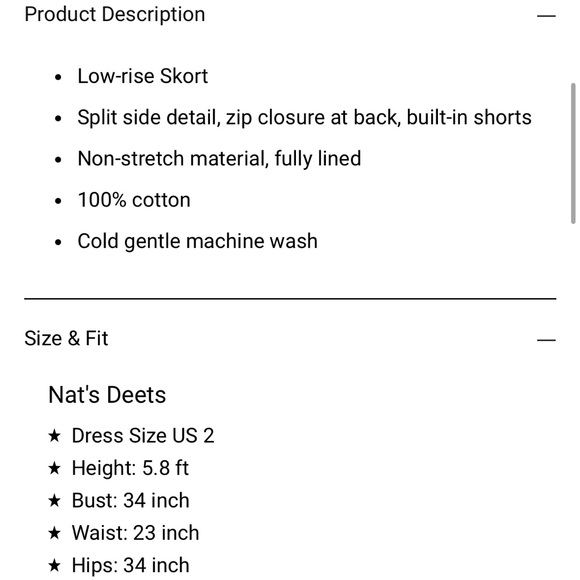 Princess Polly Gigi Skort White - Picture 9 of 9